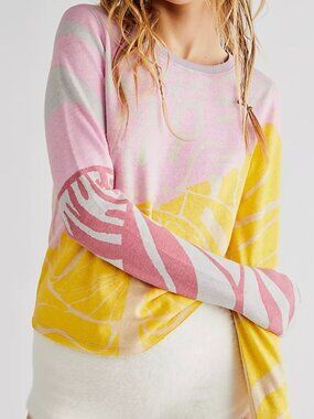 Free People Free Your Mind We The Free Shirt Boho Cozy Festival Size Small